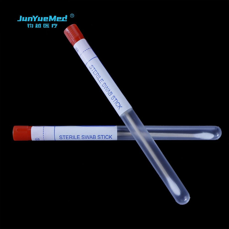 wooden stick swab in tube 