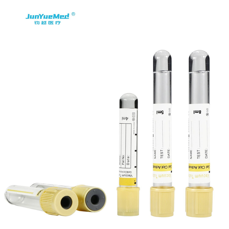 Gel and clot activator tube