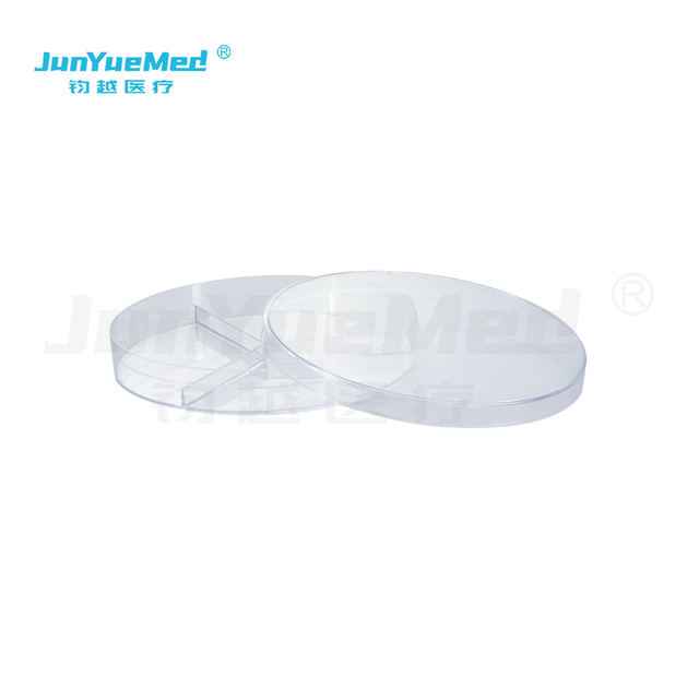 90mm three-room Petri Dish
