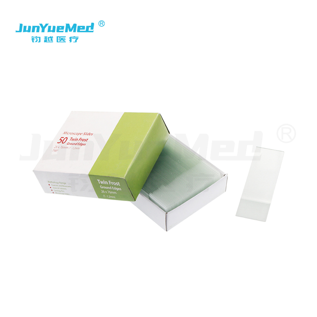 7107double frosted end grounded edge microscope glass slides